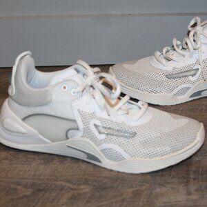 NEW PUMA‎ WOMEN'S FUSE LEATHER MESH WHITE SNEAKERS 8.5